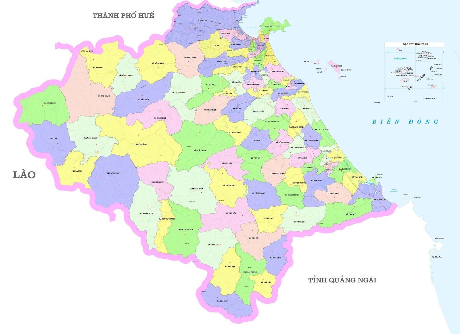 Bản đồ Đà Nẵng mới nhất sau sáp nhập