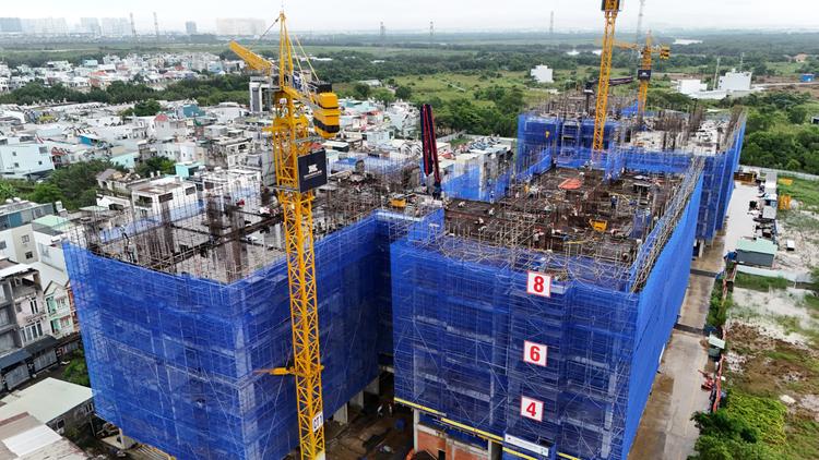 Khải Hoàn Prime đảm bảo tiến độ xây dựng vượt trội